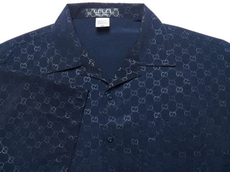 gucci short sleeve shirts|gucci button up shirt men.